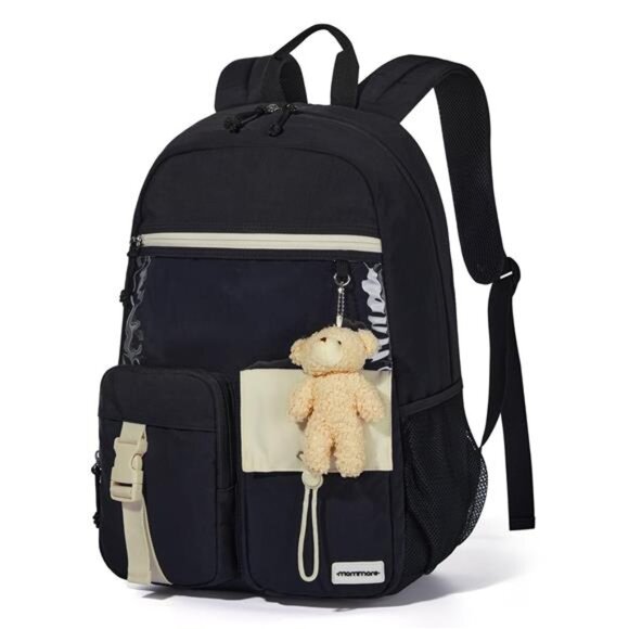 School Backpack for Age 6-14, Lightweight Bookbag Daypack with Bear - Picture 1 of 5